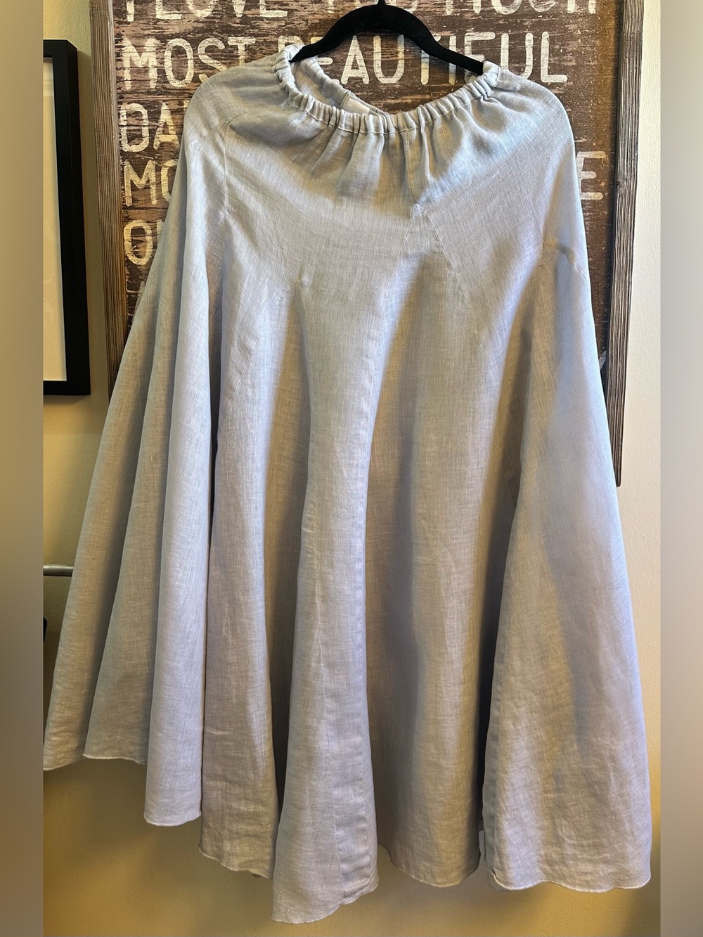 CP Shades 100% Linen skirt